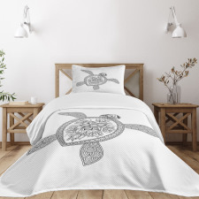 Turtle Bedspread Set