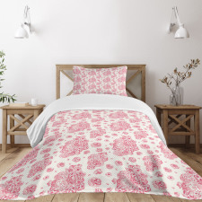 Peonies English Roses Bedspread Set