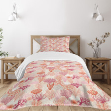 Various Coral Formations Bedspread Set