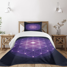 Flower of Life Stars Bedspread Set