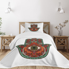 Vintage Boho Colorful Bedspread Set