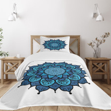Vintage Folk Flower Bedspread Set