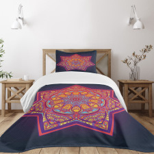 Geometric Tibetan Mandala Bedspread Set