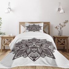 Floral Tattoo Art Bedspread Set