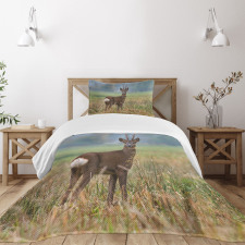 Deer Wildlife Bedspread Set