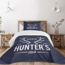 Deer Hunter Club Bedspread Set