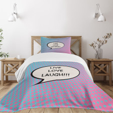 Pop Art Comic Bedspread Set