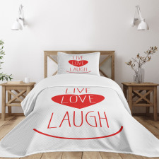Heart Smile Bedspread Set