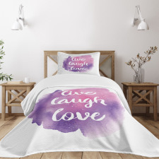 Wise Life Art Bedspread Set