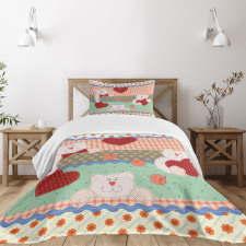 Teddy Bears Kids Bedspread Set