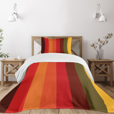 Vertical Striped Bedspread Set