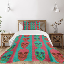 Skull Gothic Bedspread Set