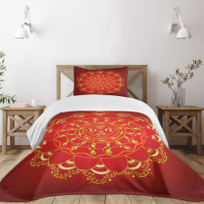 Ornate Art Bedspread Set