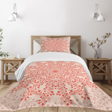 Rural Twigs Blooms Bedspread Set