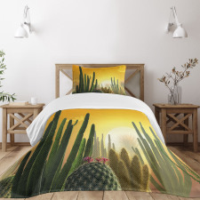 Sunset Desert Ecology Bedspread Set