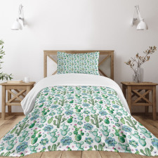 Exotic Succulents Set Bedspread Set