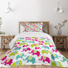 Joyous Cartoon Bedspread Set