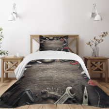 Grungy Tools Bedspread Set