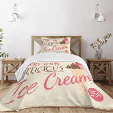 Pop Art Logo Bedspread Set