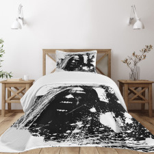 Crazy Man Horror Bedspread Set