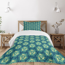 Retro Triangles Bedspread Set