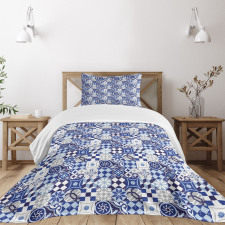 Traditional Vintage Mosaic Bedspread Set