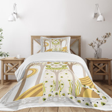 Magic Kitty Ornate Bedspread Set