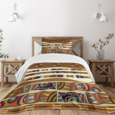 Boho Folk Bedspread Set