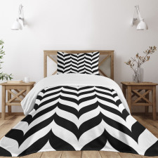 Chevron Retro Bedspread Set