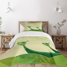 Tatsu Mythical Animal Bedspread Set
