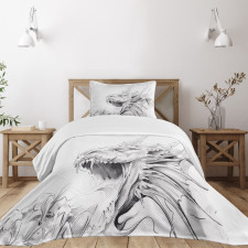 Medieval Myth Sketch Bedspread Set