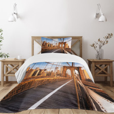 NYC Architecture Bedspread Set