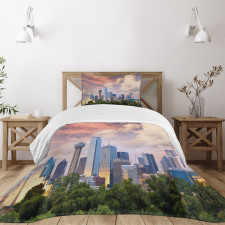 Dallas Skyline Bedspread Set