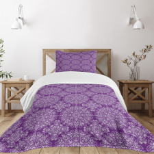 Swirl Floral Branch Bedspread Set