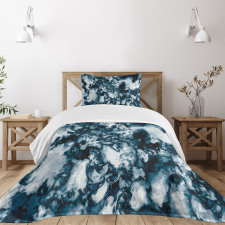 Vintage Nature Painted Bedspread Set