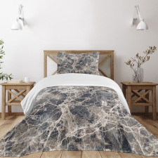 Ceramic Style Grunge Bedspread Set