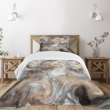 Retro Paintbrush Colors Bedspread Set