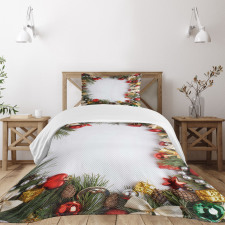 Dressed Xmas Tree Bedspread Set