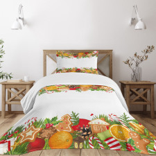 Gingerbread Theme Bedspread Set