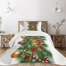 Noel Tree Ornaments Bedspread Set