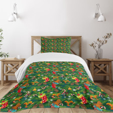 Xmas Accessories Pine Bedspread Set