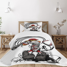 Cartoon Player Kids Bedspread Set