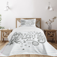 Be Super Star Phrase Bedspread Set