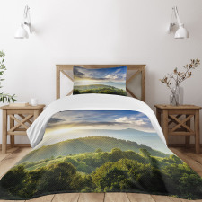 Sunrise Woodland Bedspread Set
