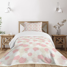 Soft Spring Floral Motif Bedspread Set