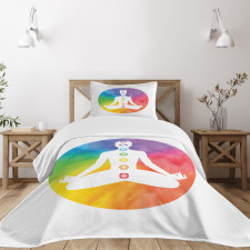 Chakra Lotus Bedspread Set