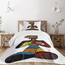 Style Woman Bedspread Set