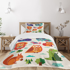 Native Ornate Fun Bedspread Set