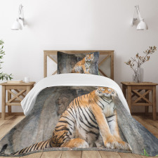 Bengal Tiger Cat Predator Bedspread Set
