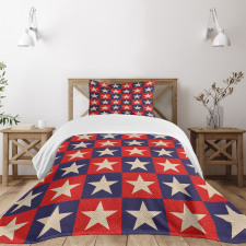 Checkered Bedspread Set